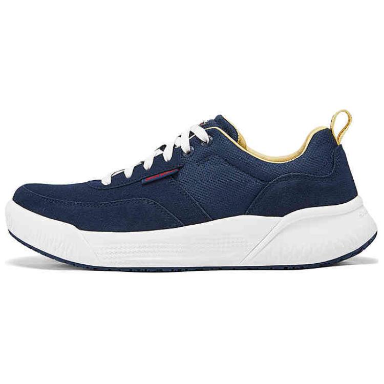 

Низкие повседневные туфли мужские, цвет морской волны Skechers, Marine Blue