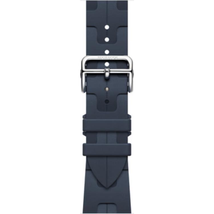 

HERMES Часы Strap Apple Compatibility Fluoroelastomer Material 41mm/45mm, Dark Marine Blue
