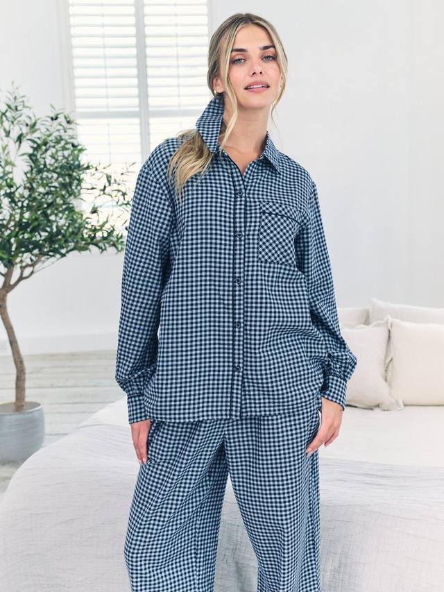 

Комплект пижамы Gingham Long Chelsea Peers, Navy