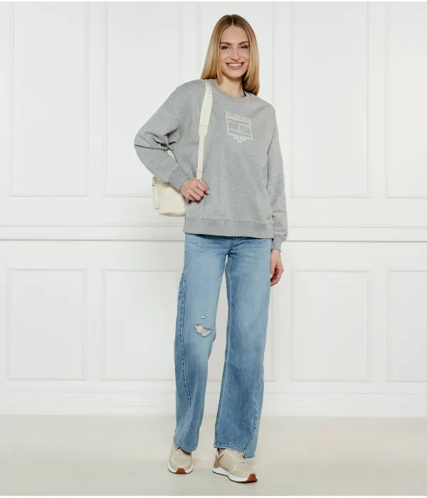 Толстовка Loose fit Tommy Hilfiger, серый — фото 2