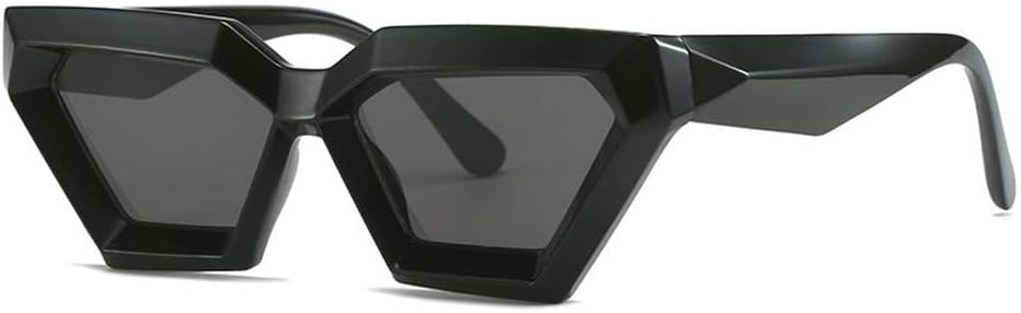 

Женские солнцезащитные очки в винтажном стиле, мужские солнцезащитные очки «кошачий глаз», большие солнцезащитные очки класса люкс, женские очки с защитой от УФ-излучения UV400 TVTBBVV, Black