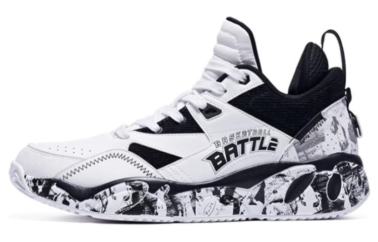 

Баскетбольные кроссовки Basketball Shoes Men Mid-Top White/Black Qiaodan