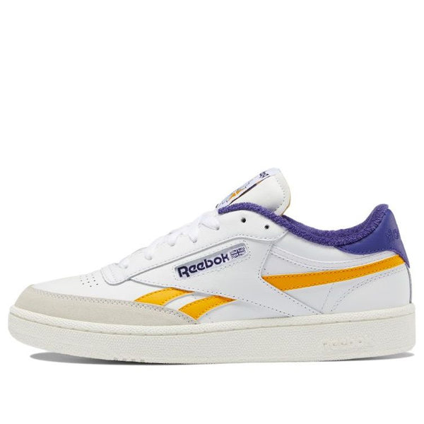 

Кроссовки club c revenge 'white bold purple' Reebok, белый