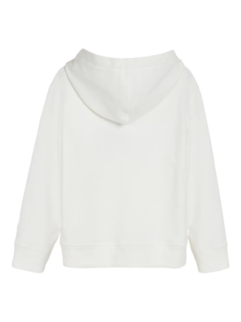 Толстовка с капюшоном и графичным принтом Brunello Cucinelli Kids, белый — фото 2