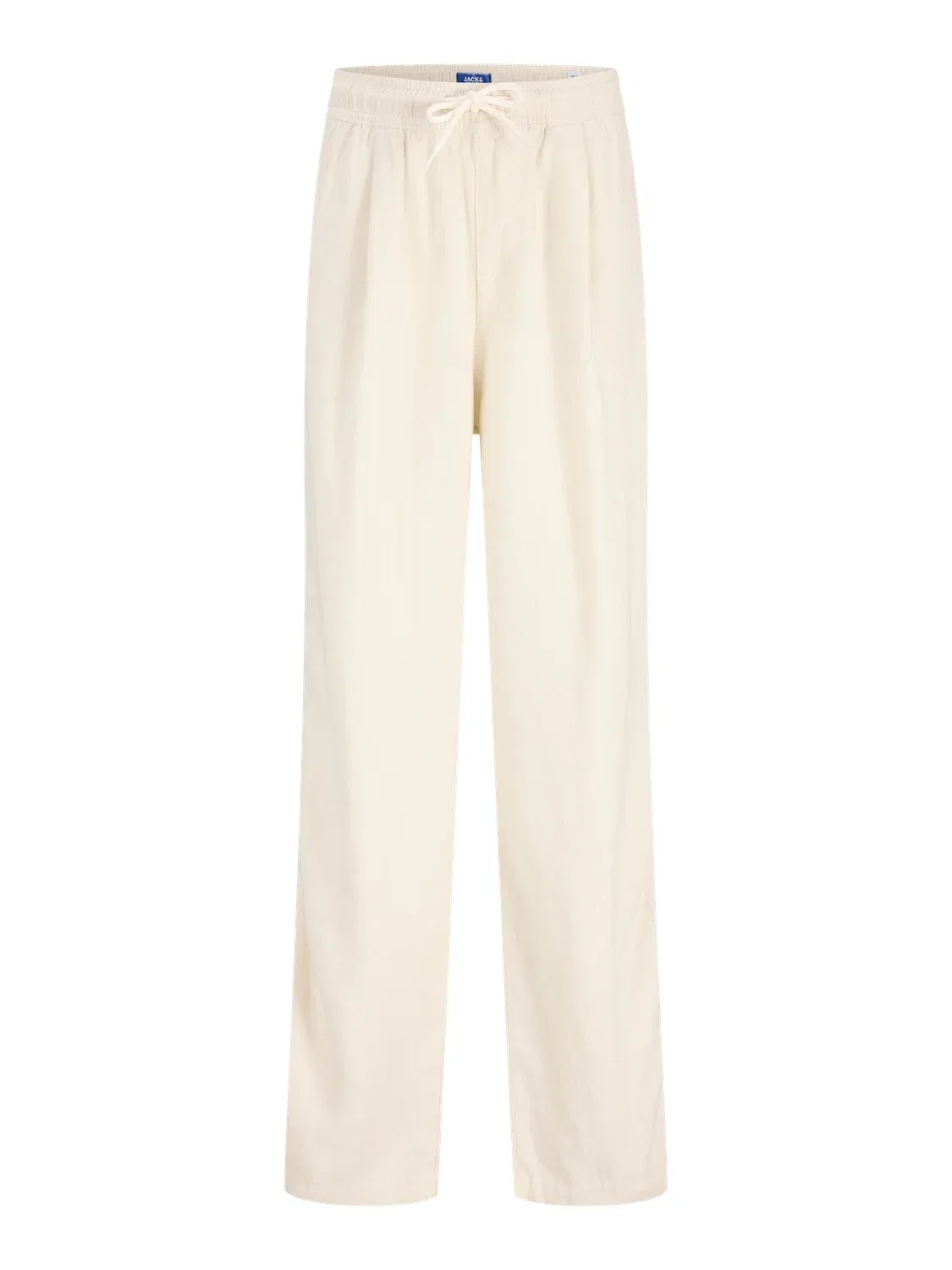 Спортивные брюки из льна и вискозы JACK & JONES Junior, cloud dancer