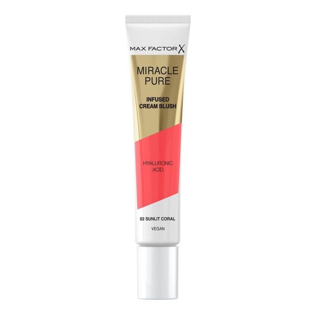 

Кремовые румяна Miracle pure Max Factor, цвет 02 sunlit coral, 15 мл