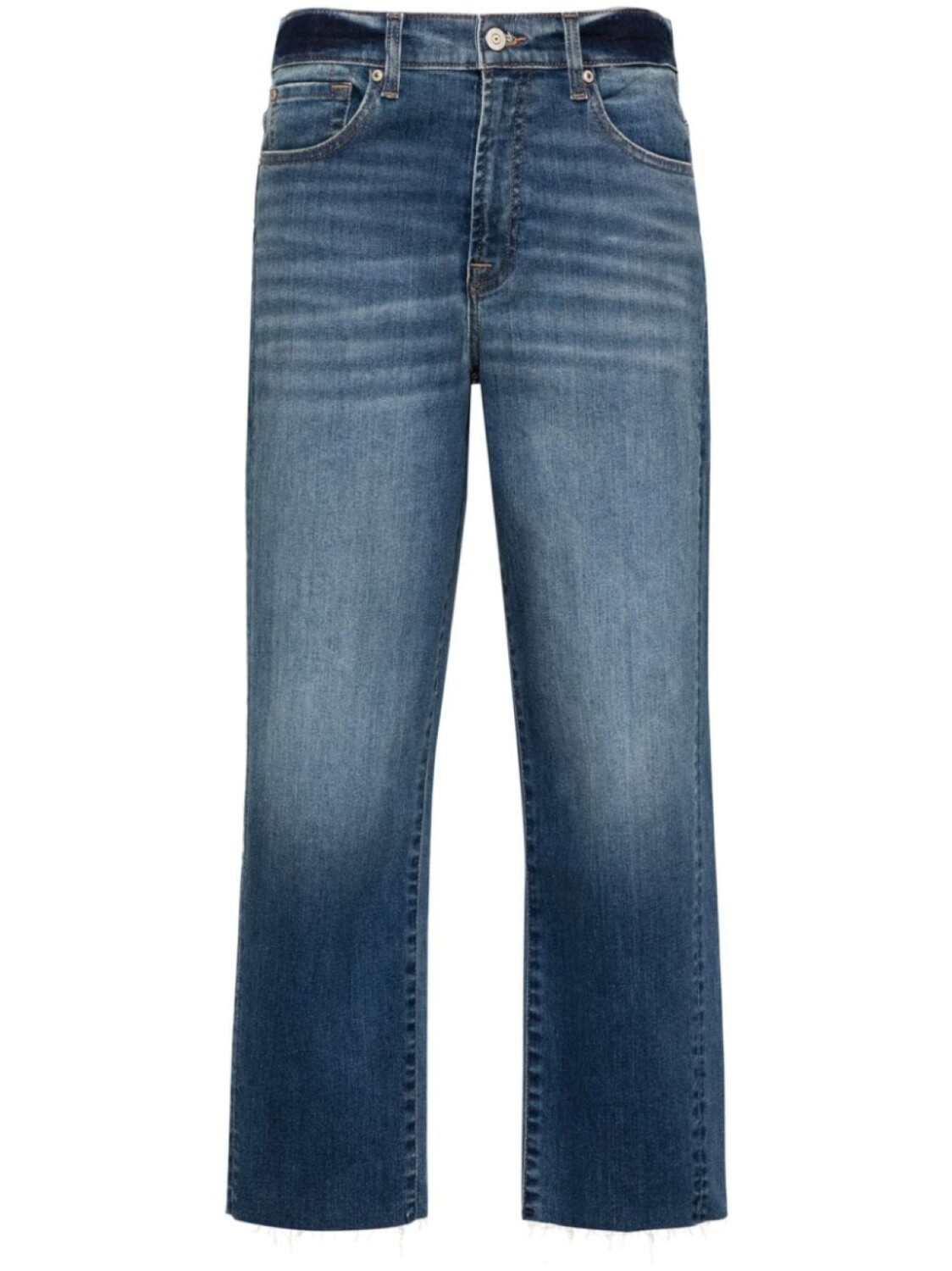 

7 For All Mankind прямые джинсы The Modern, синий