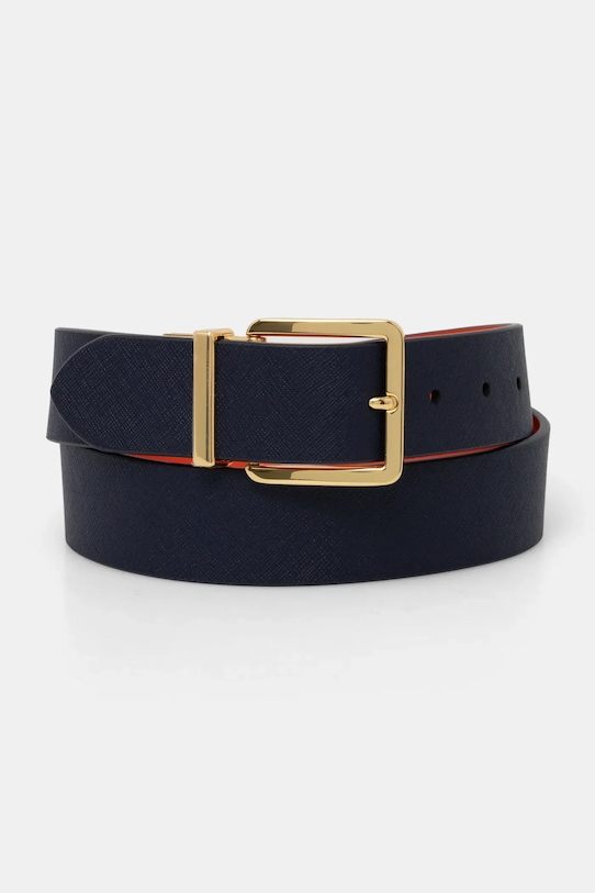 

Кожаный ремень Lauren Ralph Lauren, темно-синий
