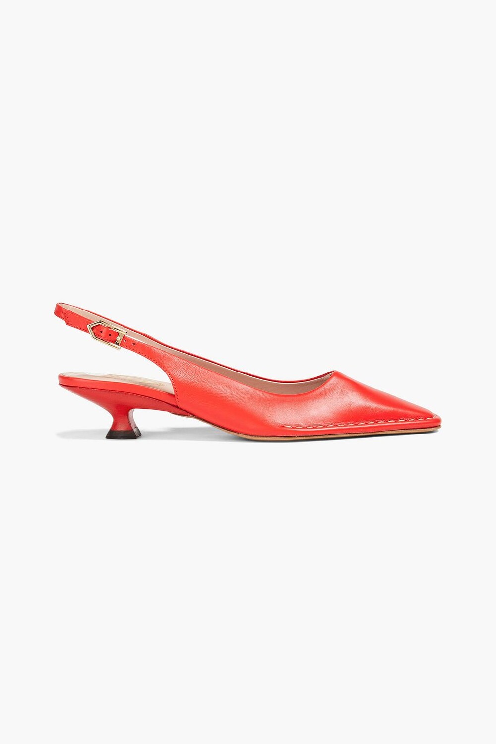 

Кожаные туфли с пяткой на пятке TOD'S, красный