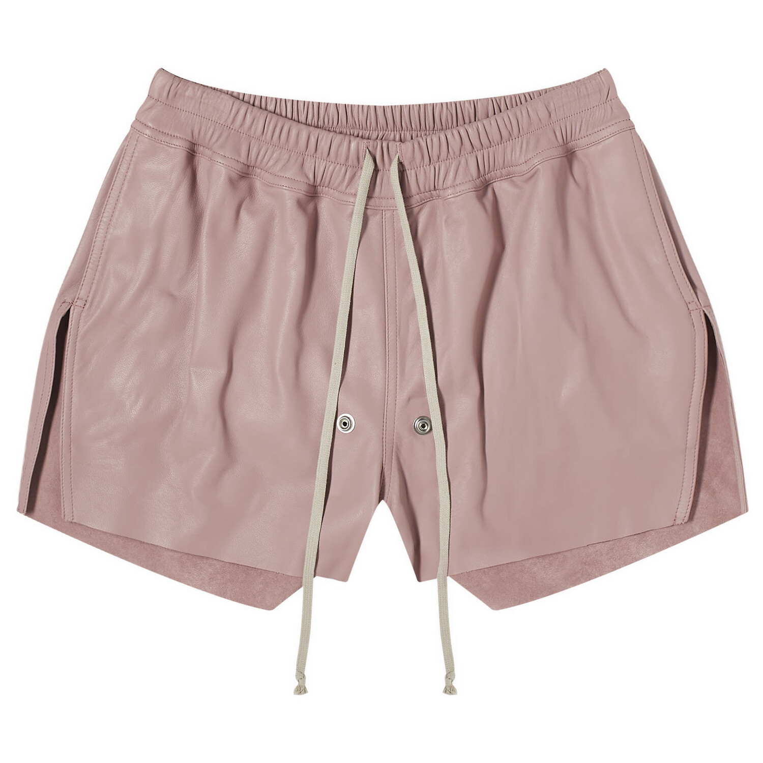 

Шорты Rick Owens Gabe Leather Shorts, цвет Dusty Pink