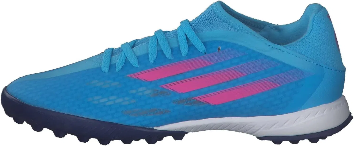 Кроссовки для легкой атлетики Adidas Unisex X Speedflow.3 Tf, сине-розово-белые — фото 2