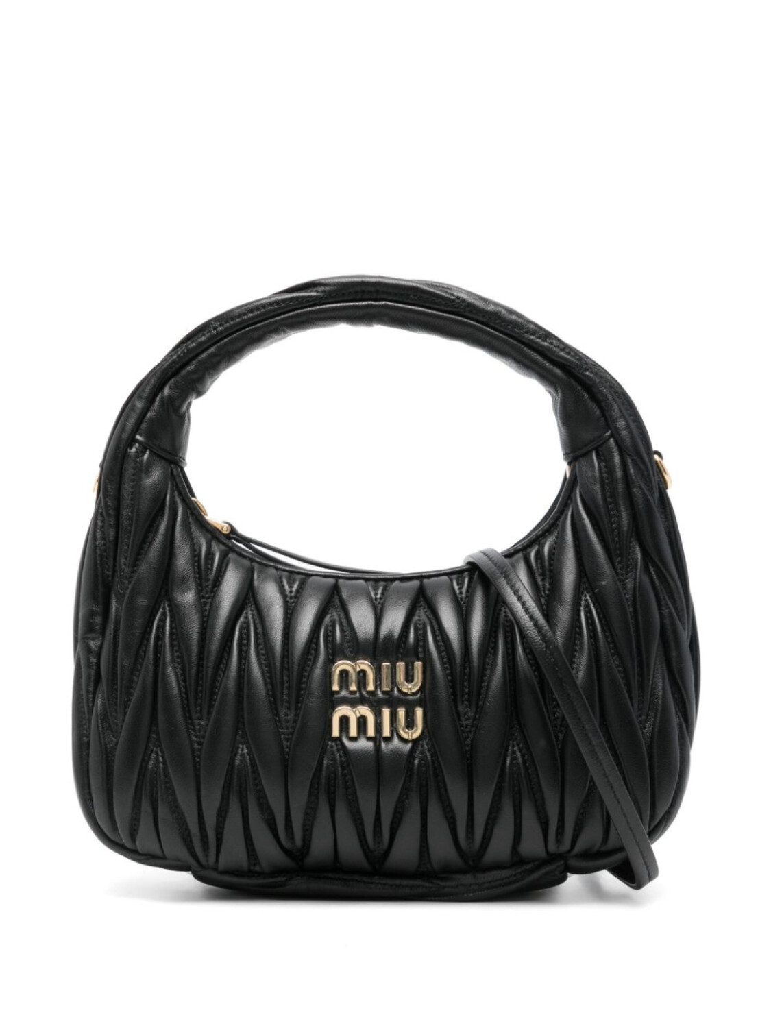 

Miu Miu сумка-тоут Wander размера мини, черный