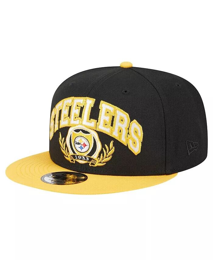 

Мужская черно-золотая бейсболка Pittsburgh Steelers Team создаёт кепку Snapback 9FIFTY New Era, черный