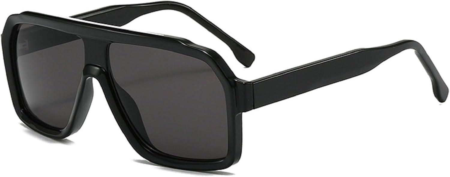 

Мужские солнцезащитные очки в стиле ретро квадратной формы с градиентным зеркальным покрытием и защитой от УФ-излучения UV400. Женские солнцезащитные очки Melrose, Black