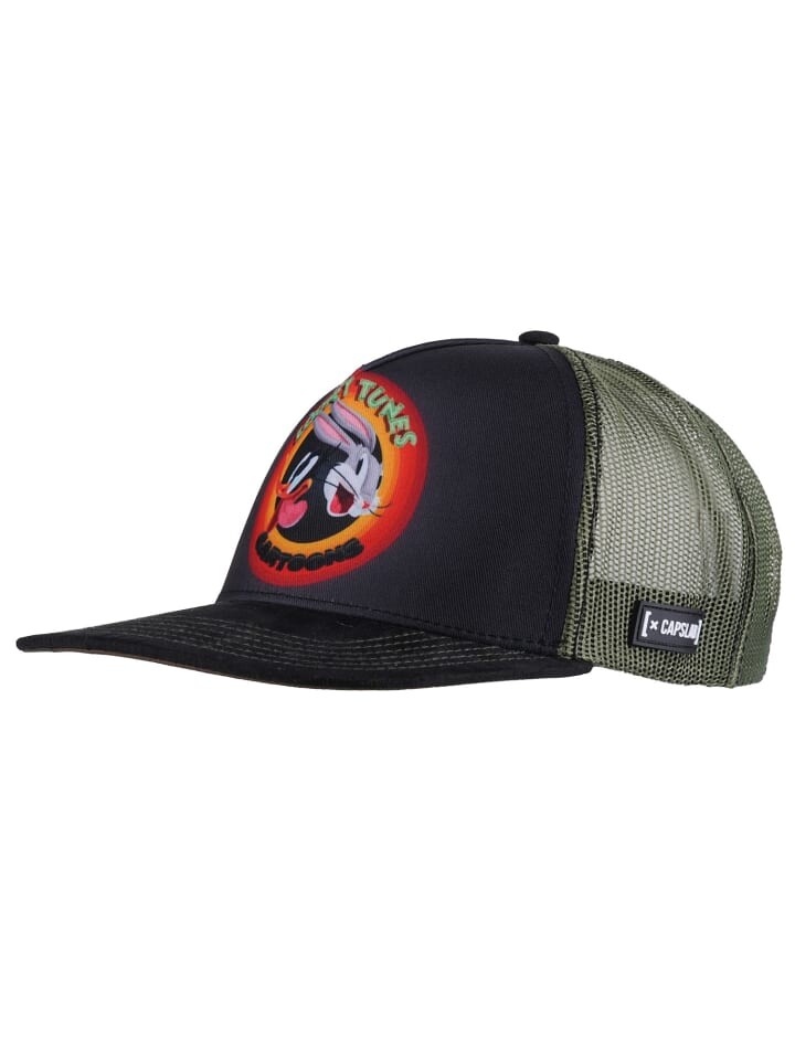 

Бейсболка Capslab Looney Tunes Trucker, черный