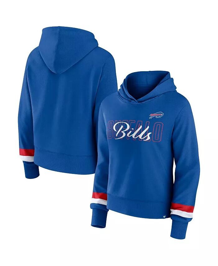 

Женская толстовка с капюшоном Royal Buffalo Bills Over Under Fanatics
