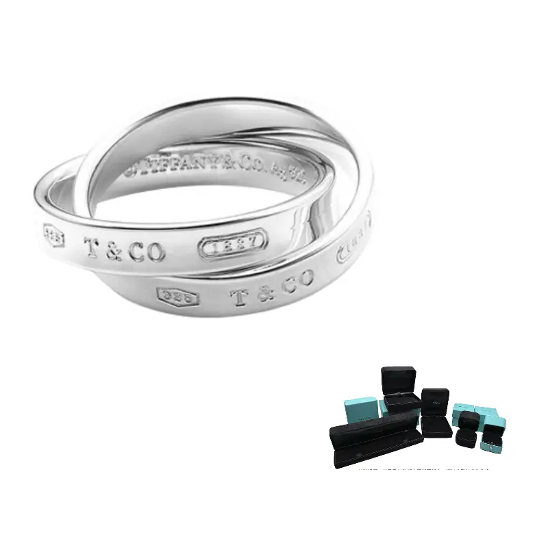 

Серебряное кольцо 925 пробы для женщин Silver TIFFANY & CO., серебряный