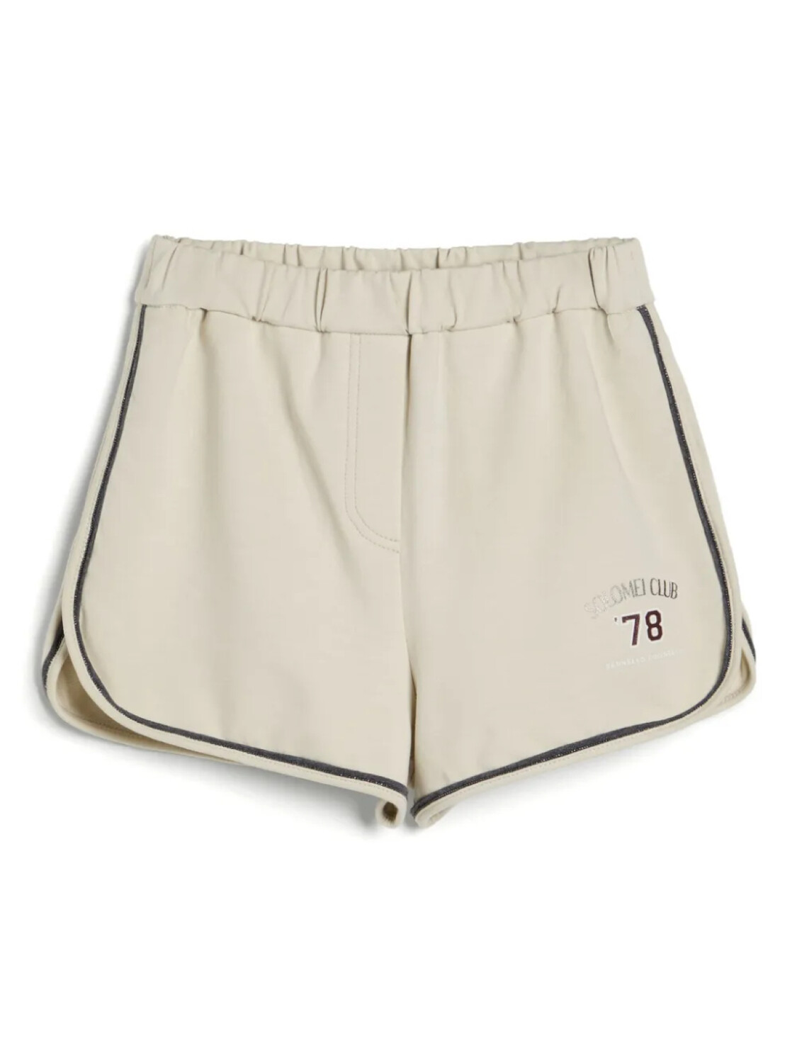 

Brunello Cucinelli Kids легкие шорты French Terry, белый