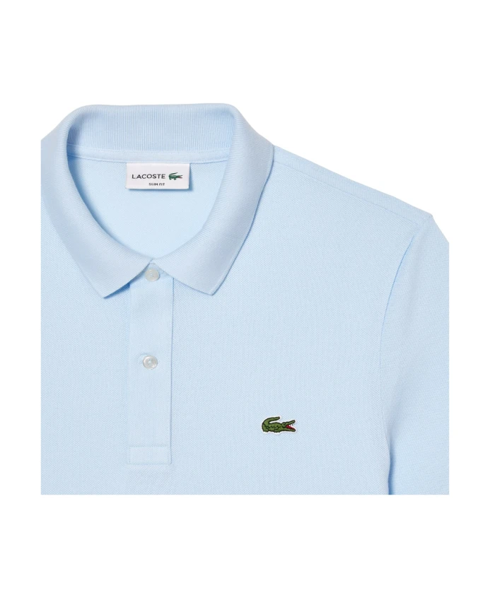 Футболки и поло прозрачно-голубого цвета Lacoste, синий — фото 2
