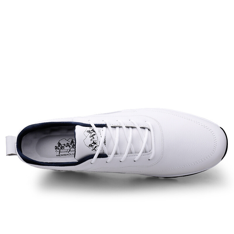 Туфли мужские Men"s Casual Men Low-Top Henibaoluo, белый/красный — фото 4