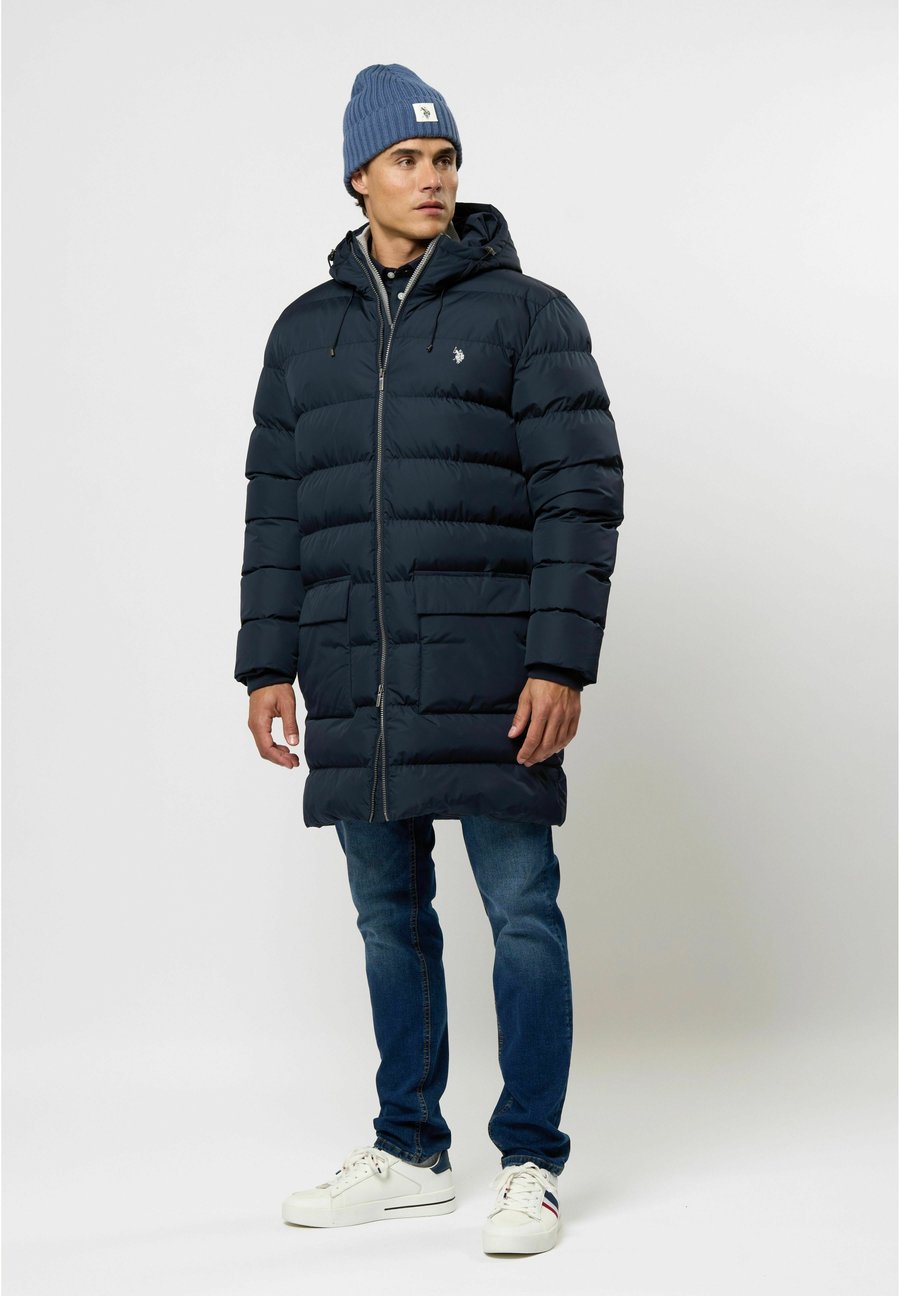 Пальто U.S. Polo Assn. ALBERT, Dark Sapphire/Dark Blue — фото 2