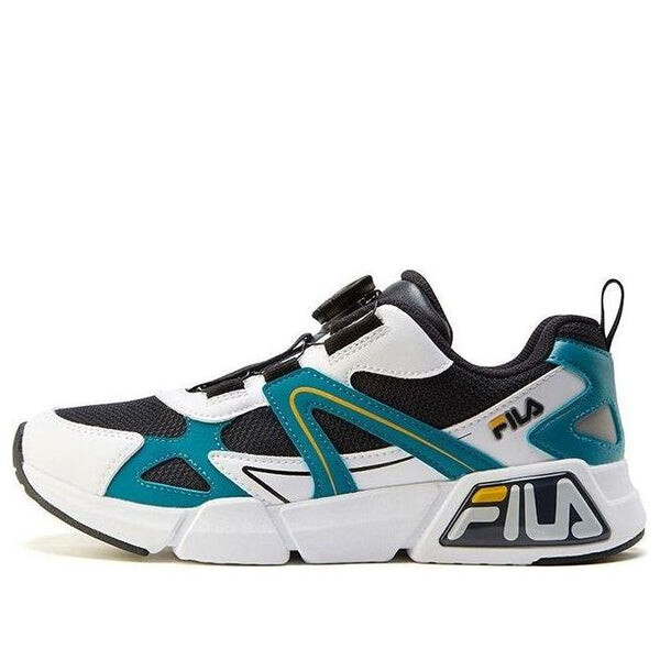 

Кроссовки retro sport shoes 'black white blue' Fila, черный