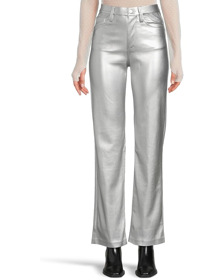 

Джинсы Joe's Jeans The Margot Vegan Leather, цвет Plated Silver
