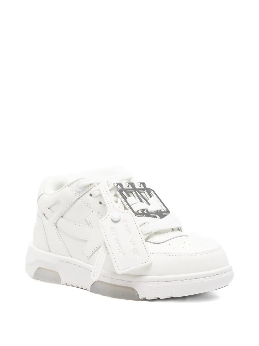 Кроссовки Out Of Office с пряжкой в ​​виде стрелы OFF-WHITE, белый — фото 2