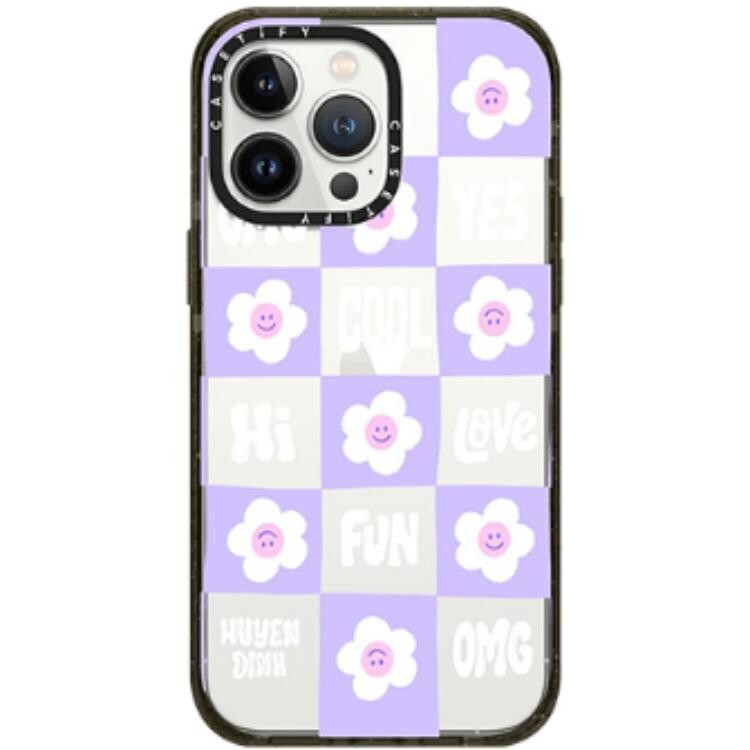 

CASETIFY Чехол для телефона, Transparent/black frame