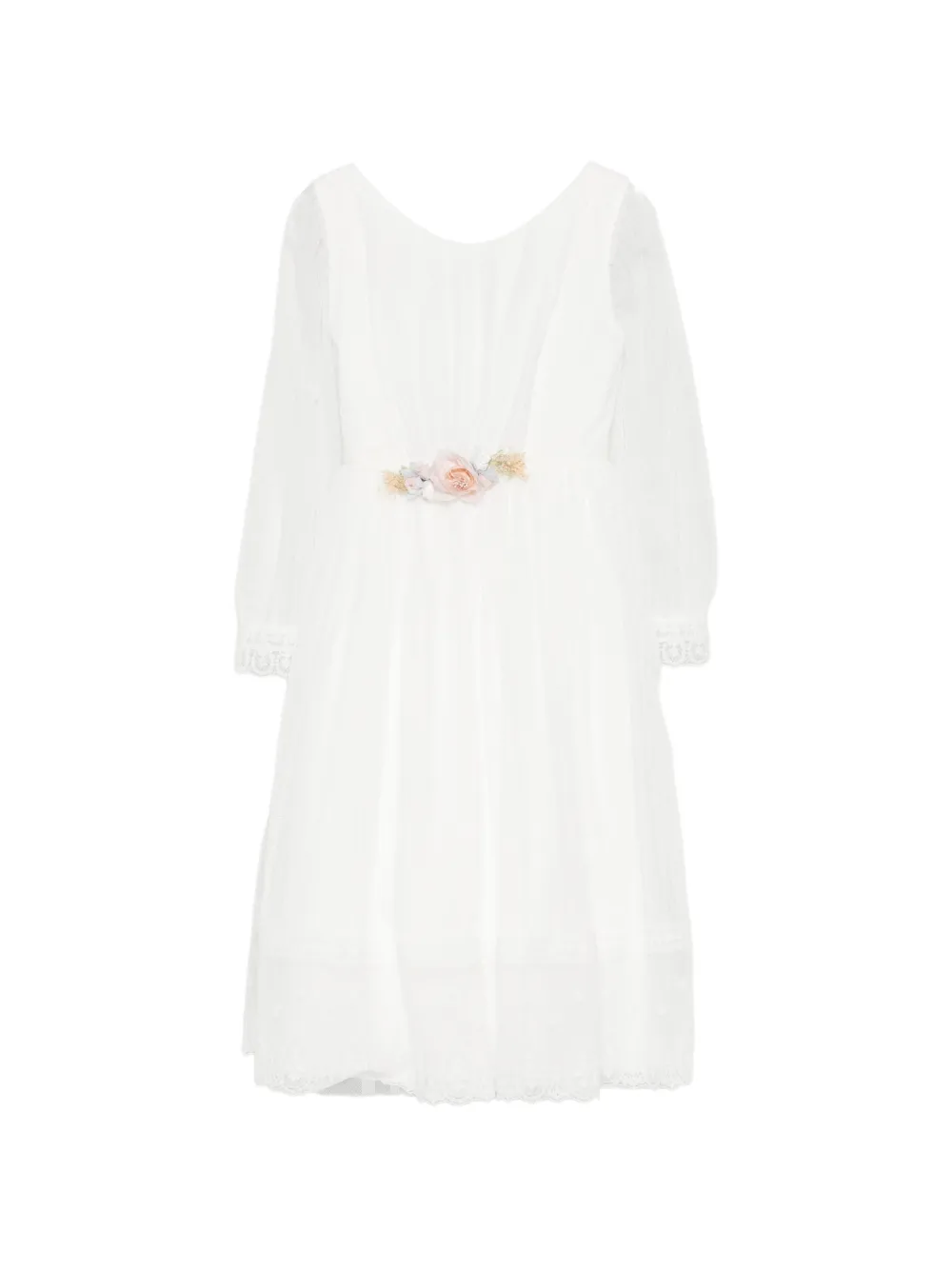 

Платье из кружев с цветочным узором Amaya, белый
