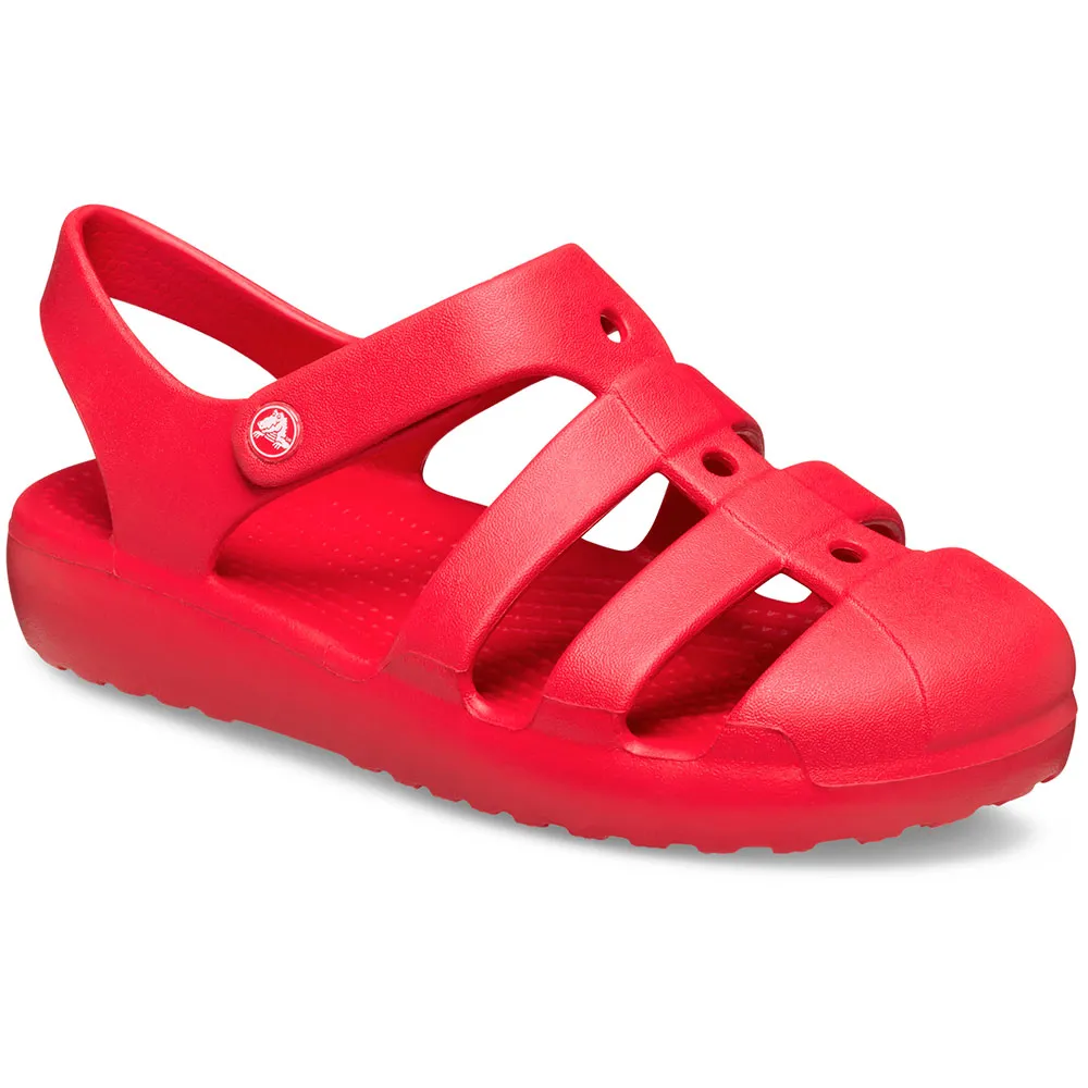 

Сандалии Crocs Classic Fisherman Toddler jelly, красный