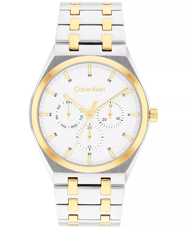 

Мужские часы CK Motion с двухцветным браслетом из нержавеющей стали, 39 мм Calvin Klein, two-tone