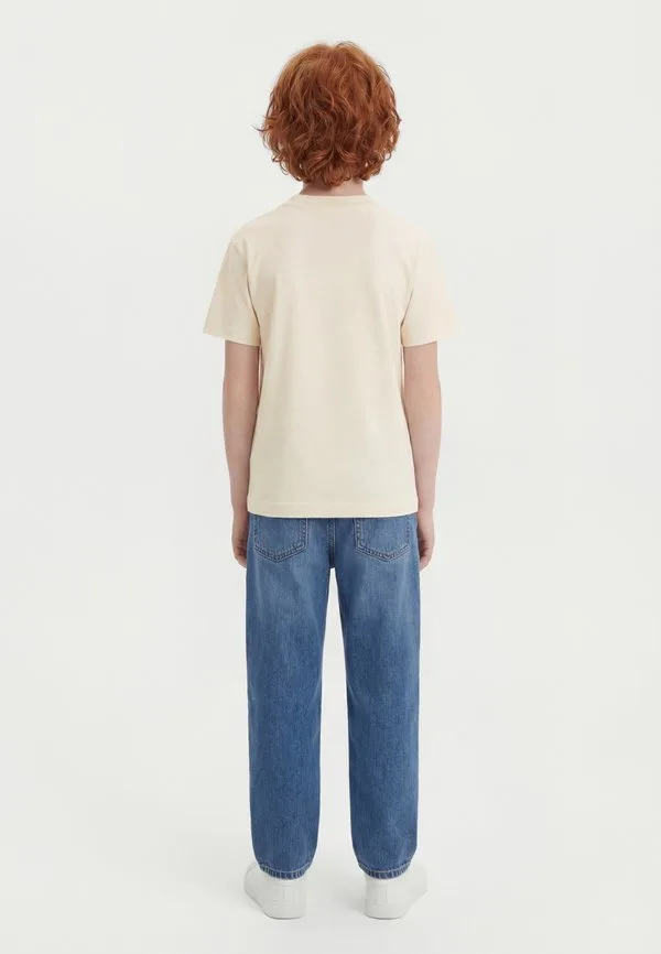 Базовая футболка с логотипом, цвет слоновой кости Palm Angels, Off-White — фото 2
