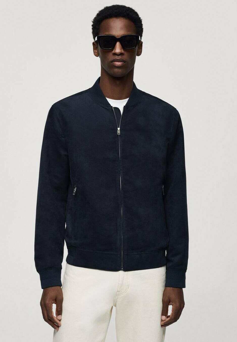 

Куртка из искусственной кожи BERO Mango, цвет navy