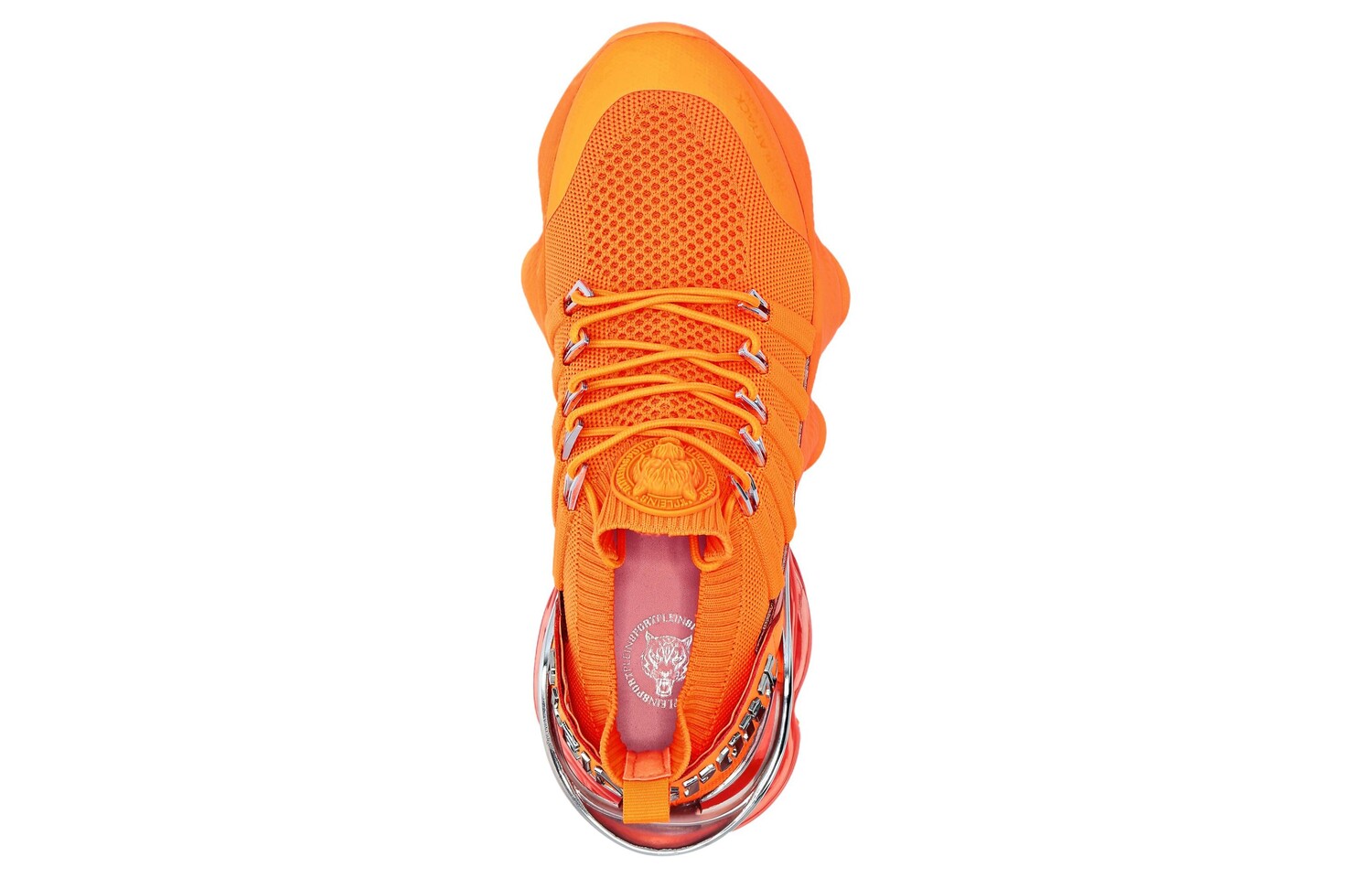 Кроссовки PLEIN SPORT Tiger Attack Gen X 04 Sneakers, цвет Orange — фото 4