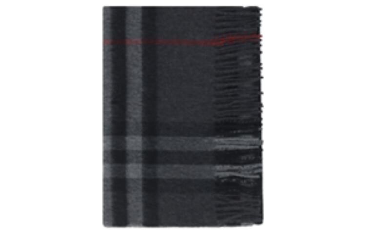 

Шарф мужской Burberry Fringed-Edge, серый