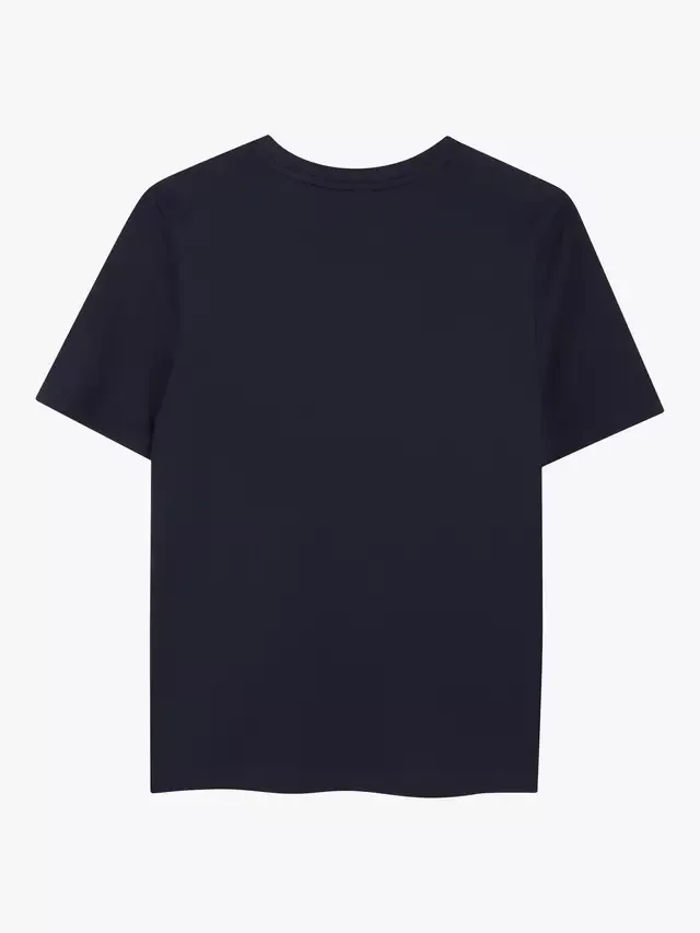 Детская футболка BOSS с несколькими логотипами HUGO BOSS, Navy — фото 2