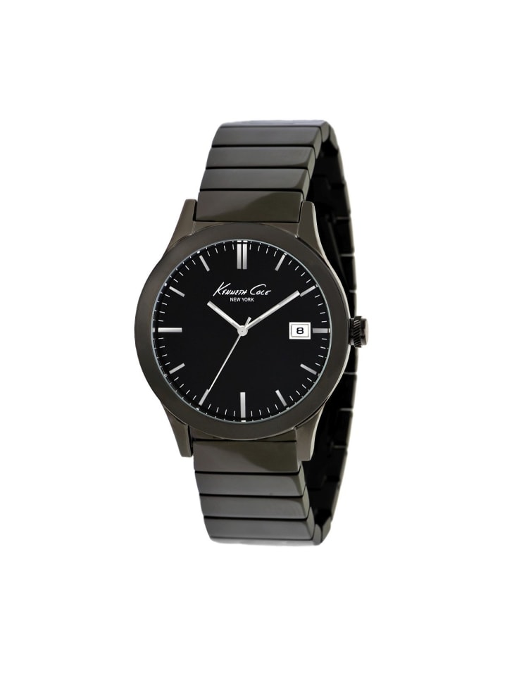 

Kenneth Cole Кварцевые часы 10011196 / KC9117 черного цвета