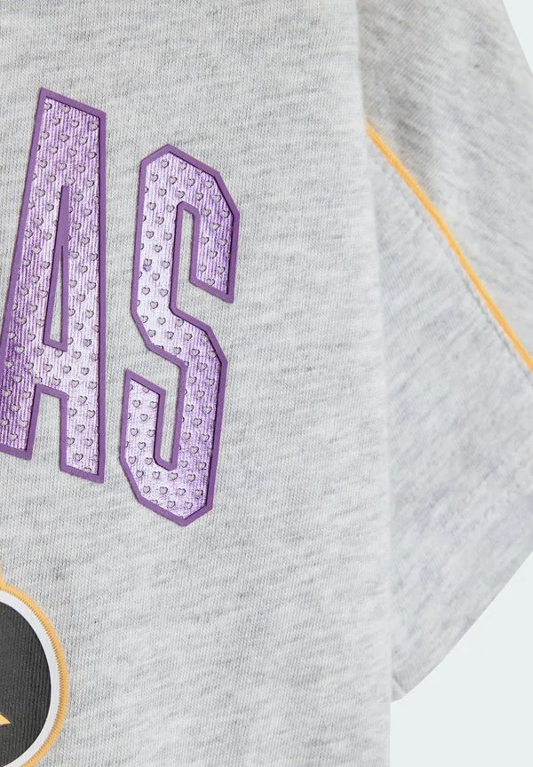 Спортивные шорты в стиле минни маус Adidas Performance, Light Grey Heather/Semi Ice Tangerine — фото 3