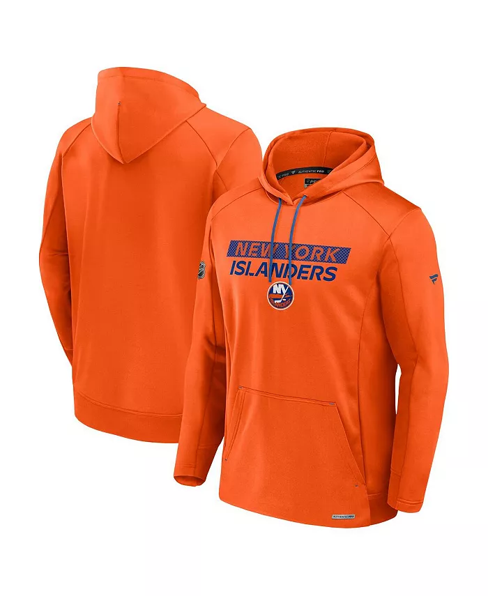 

Мужская оранжевая толстовка New York Islanders Authentic Pro Rink Fleece Pullover Hoodie Fanatics