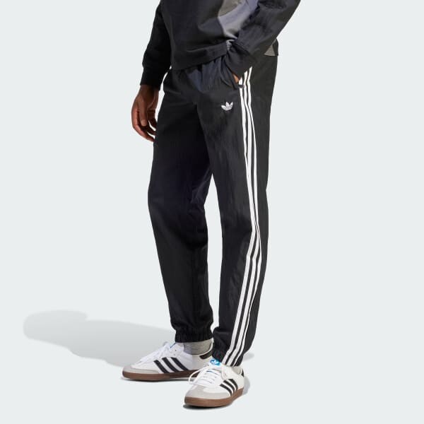 Повседневные брюки мужские черные Adidas Originals, черный — фото 3