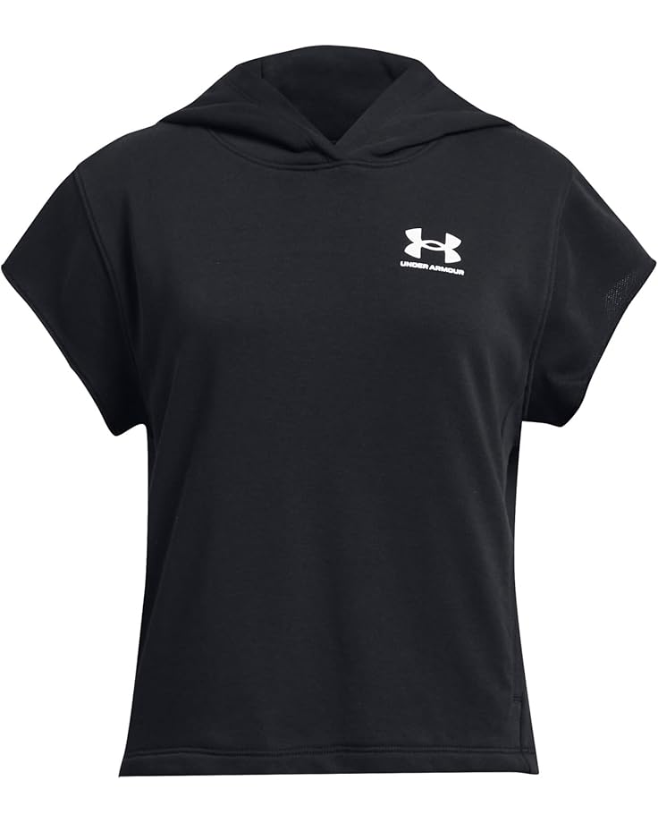 

Худи Under Armour Kids Rival Terry Short Sleeve Hoodie, черный/белый