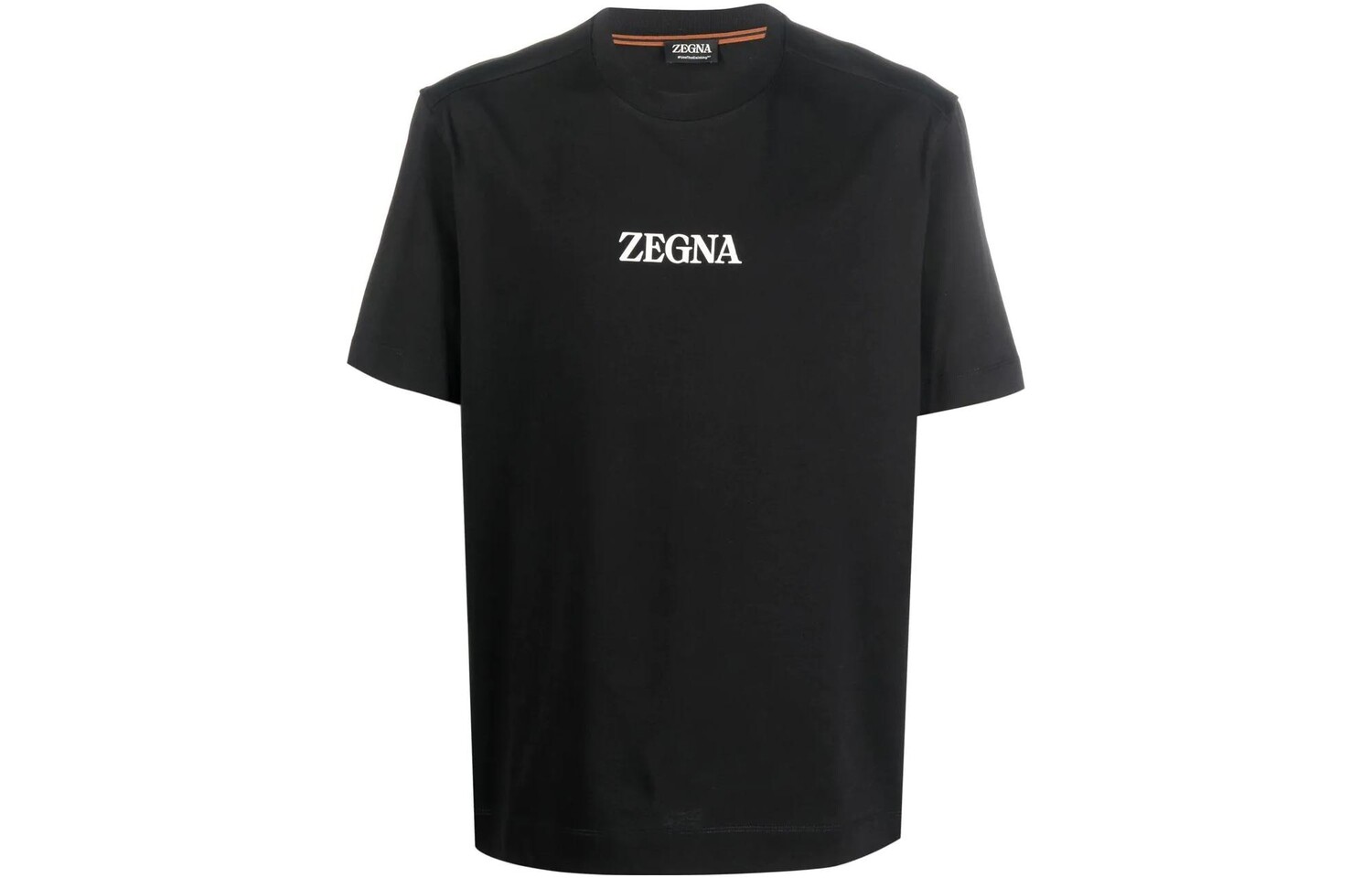 

Футболка с коротким рукавом и логотипом FW22, мужская, черная Zegna, черный