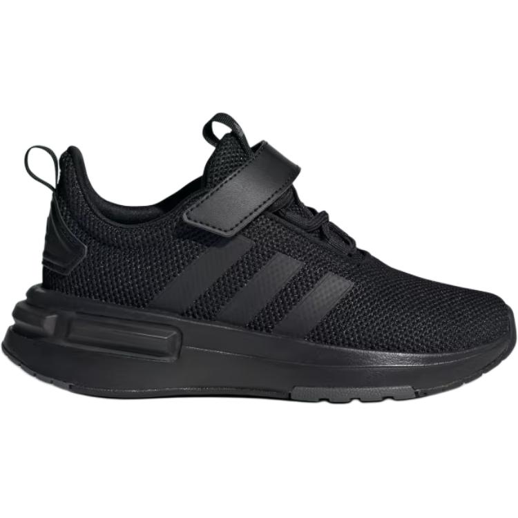 RACER TR23 Противоскользящие износостойкие низкие детские кроссовки Black Kids' Adidas — фото 2