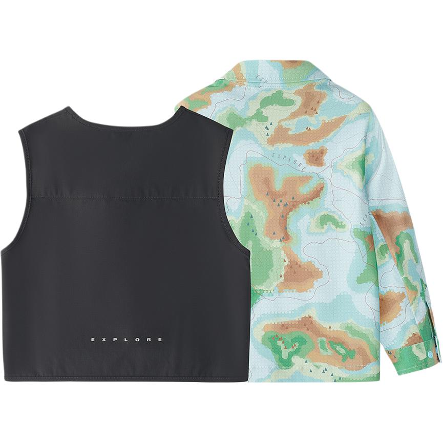 Повседневная спортивная одежда с принтом для детей 3-7 лет FILA KIDS, 2-Piece Set (All-Over Print) — фото 3