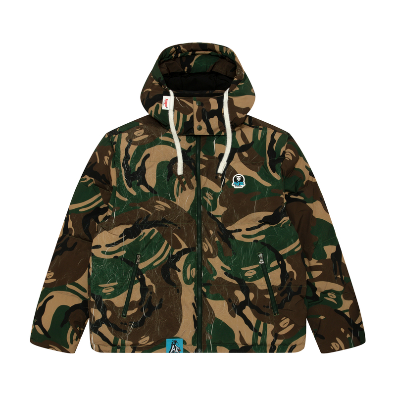 

Aape Куртка утепленная с камуфляжным принтом, Green Camouflage GRR
