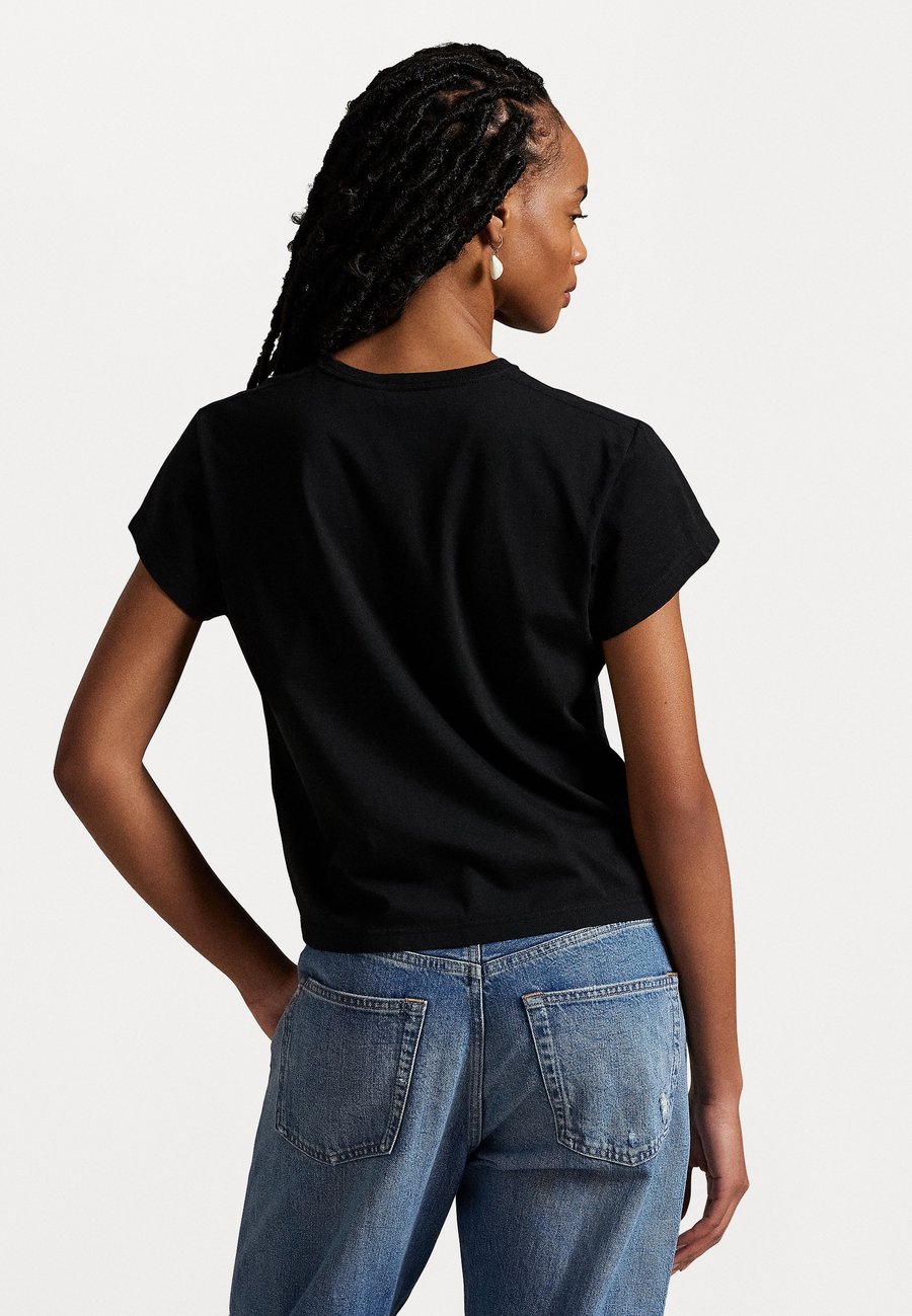 Футболка Polo Ralph Lauren CLASSIC SHRUNKEN FIT JERSEY TEE, Black — фото 3