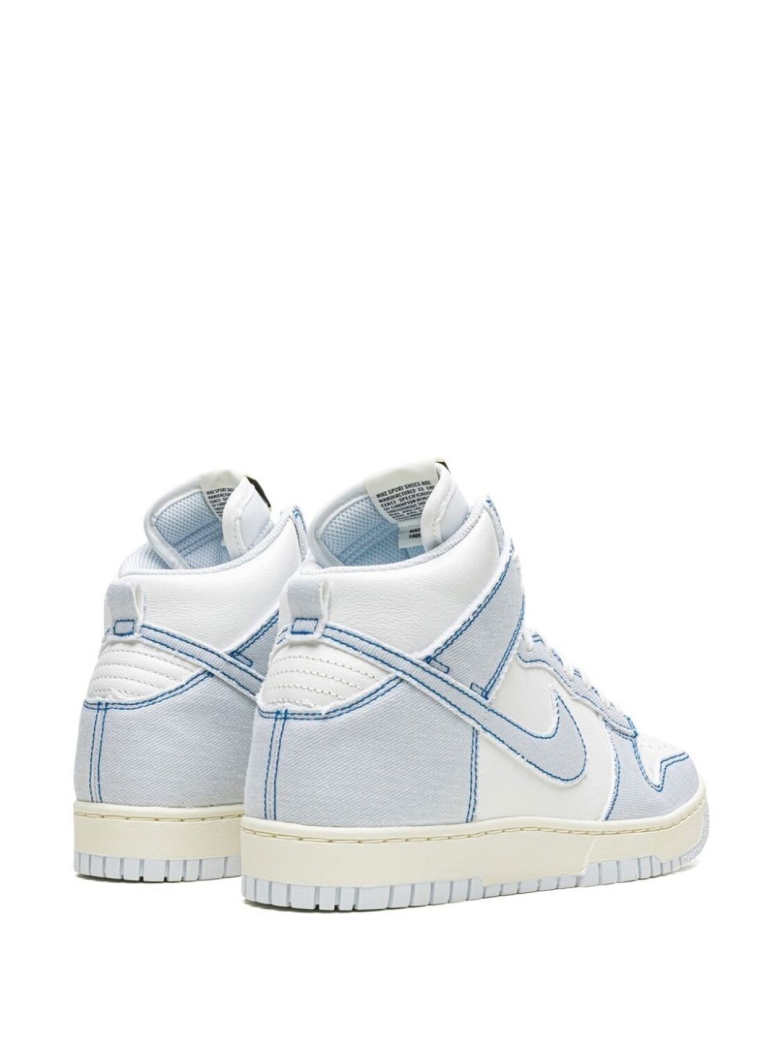 Nike кроссовки Dunk High 1985 Blue Denim, синий — фото 3
