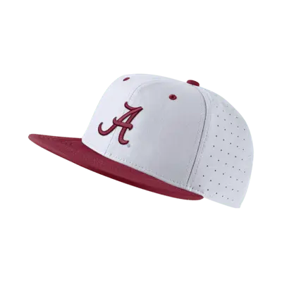 

Бейсболка Nike Alabama College Baseball Hat, цвет White/Crimson