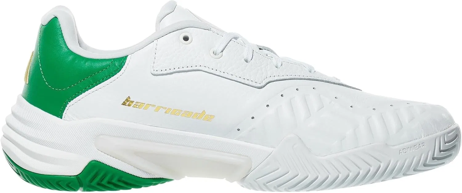 Кроссовки теннисные adidas Barricade 13 Leather, белый — фото 3